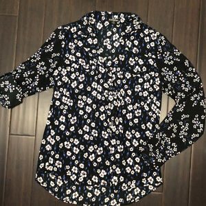 Express Button Down Blouse